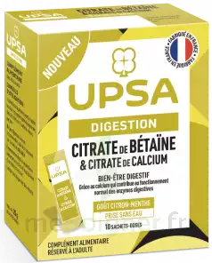 Upsa Citrate De Bétaïne & Citrate De Calcium Poudre 10 Sachets à Bourges